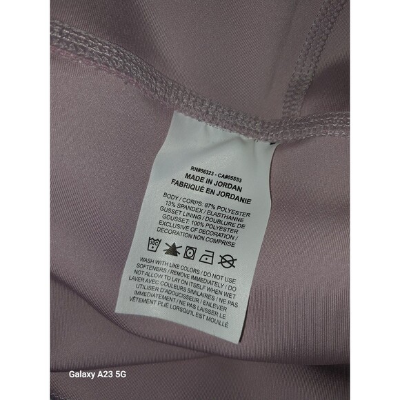 Nike Yoga Women's Dri-Fit High Rise 7/8 Yoga Pants Lavender XL - Picture 7 of 8